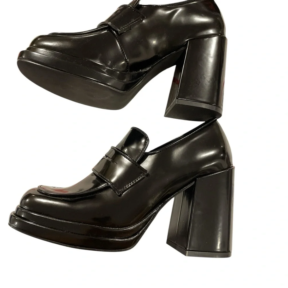 Steve Madden Black Loafers Slip-On Pingo Classic Design size 6M - Picture 3 of 8